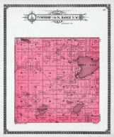 Township 154 N., Range 75 W., Smoky Lake, Duckschire Lake, McHenry County 1910